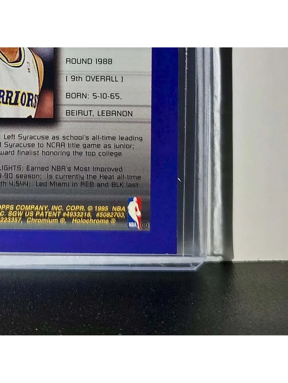 Rony Seikaly 1994-95 Topps Finest #233 Collegiate Best